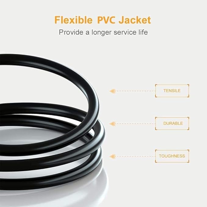 5 Pin XLR Connector, XLR Microphone Cable, Balanced Male to Female Connections for Microphone and Audio Interface (3 Meter/10Ft) 5 Pin 3 Meter