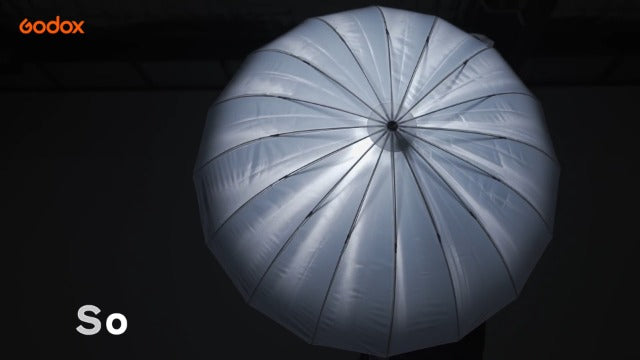 Godox UB-105D 41.3" 105cm Parabolic Deep White Studio Soft Light Umbrella 41.3" 1pack Translucent White
