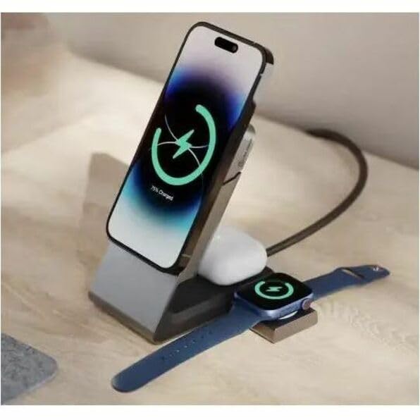 ALOGIC Matrix Portable Apple Watch Charger – The Ultimate Charging Solution for Your Apple Watch, Compatible with USB-C Cable, Matrix Stand, for Apple Watch Ultra/Series 8/7 / 6 and More.