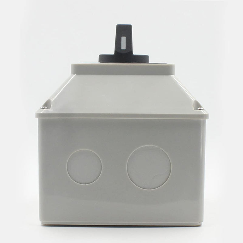 [AUSTRALIA] - 1Pcs Universal Changeover Selector Switch, with Installation Waterproof Box, 3 Positions 8 Terminals, Power Transfer Switch, LW26-63A 220V 63A Motor Generators, Rotary Cam Selector 63A 8 Terminals 