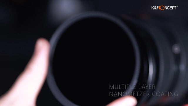 K&F CONCEPT 95mm ND1000 (10-Stop Fixed Neutral Density Filter) Lens Filter