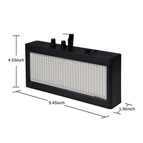 Stage Strobe Light, Super Bright Flash Stage Lighting, Sound Activated and Speed Control RGB Strobe Light, Flash Party Lighting for Wedding, Xmas, Birthday, Club, DJ (270 LED) 270 LED