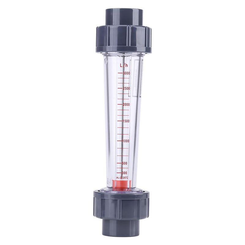 [AUSTRALIA] - LZS-25 Flowmeter Plastic Pipe Type 300-3000L/H Water Flow Meter Measuring Tools for Chemical Light 