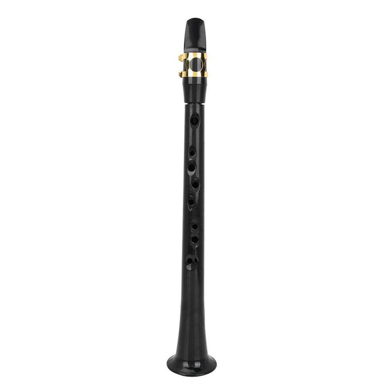 Pocket Saxophone, Portable Simple Mini Saxophone, Practice BB Tune Sax with Reed Bag Woodwind Instrument for Amateurs and Professional Performers