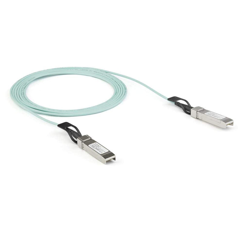 StarTech.com Dell EMC AOC-SFP-10G-3M Compatible 3m/9.84ft 10G SFP+ to SFP+ AOC Cable - 10GbE SFP+ Active Optical Fiber - 10Gbps SFP Plus/Mini GBIC/Transceiver Module Cable (AOCSFP10G3ME)