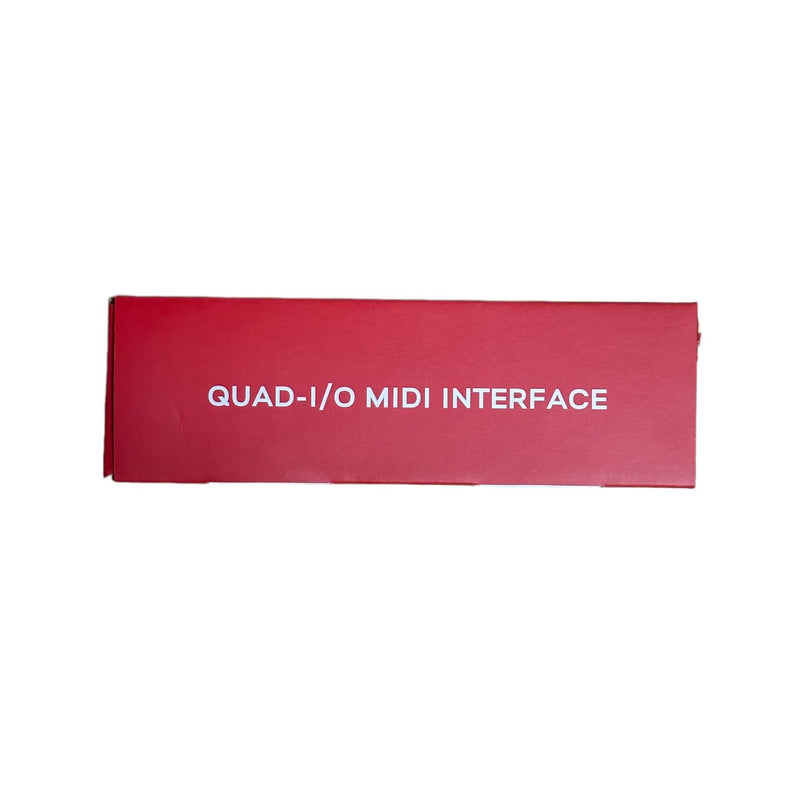 DigitalLife Stand-Alone Quad-I/O 5-PIN DIN MIDI Interface - MIDI Thru Box (4-In/4-Out) & MIDI Merge Box (2-In/4-Out), w/LED Indicators, Metal UMB05