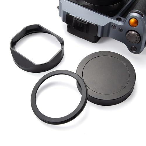Metal Square Lens Hood with Cover for Hasselblad XCD 28mm f/4.0-Black Black