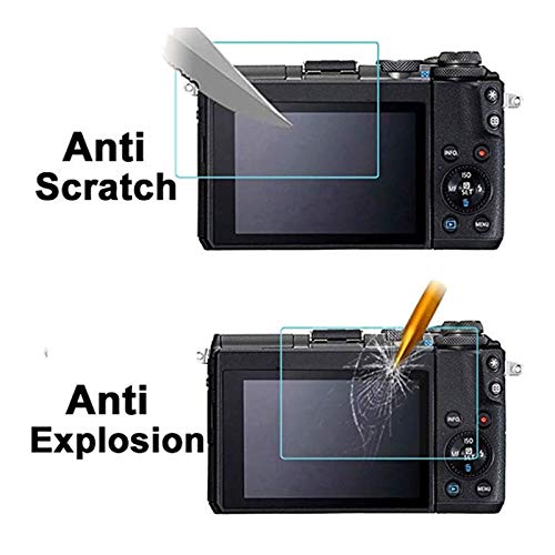 [2-Pack] Screen Protector Tempered Glass for Canon G7X Mark III - Ultra Thin Screen Protective Film For Camera Canon G7 X Mark iii G9X Mark II GX7 GX9