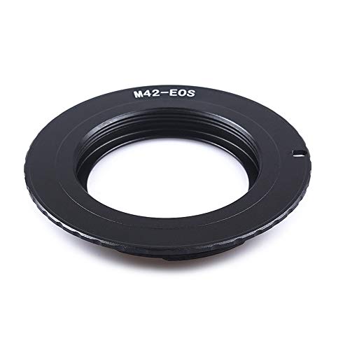 M42 to EF Lens Adapter,M42 (42mm) Screw Lens to Compatible with EF-S Cameras, fits EF1D, DS, Mark II, III,IV,1DC,1DX,D30,D60,10D,20D,20DA,5D,Mark II,Mark III,7D,Rebel XT,XTi,XSi,T1,T1i M42 to EF adapter