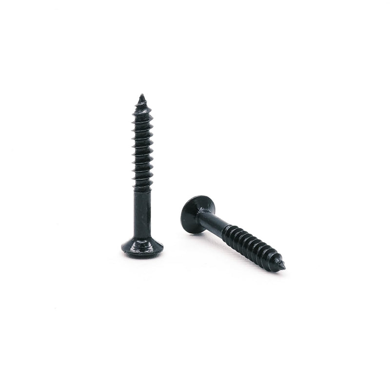 Guitar Humbucker Pickup Ring Mounting Screws Pickup Frame Surround Screws Compatible with Epiphone Les Paul Stratocaster SG Guitar (Black 50 Pack) Black 50 Pack