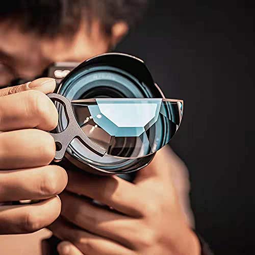 Handheld Diopter Lens Filter Ghost Prism Lens Photography Fractal Foreground Blur for Effect Camera Prism 79mm Handheld Split Kaleidoscope FX Filter