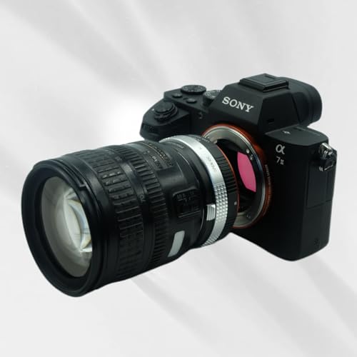 PHOLSY Lens Mount Adapter Manual Focus: Compatible with Nikon F (G-Type) Lens to Sony E (NEX) Camera Body, Compatible with Nikon G to Sony E Nikon F (G) to Sony E