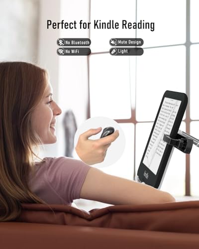 Remote Control Page Turner for Kindle Paperwhite/Kobo/Oasis,ipad,Cameras,Hands-Free Reading with Wrist Strap