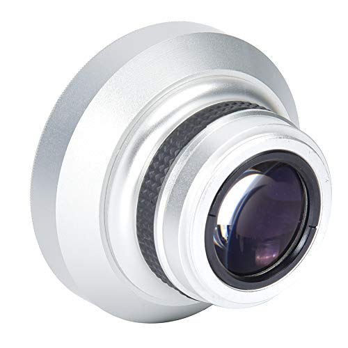 37Mm Fisheye Lens Camcorder,Camera Lens Silver Strong Applicability 37mm 0.25X Super Fisheye Additional Lens for 37mm Caliber Camera Lenses