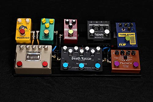 Dopro Metal Guitar Effect Pedal Footswitch Toppers Effect Foot Nail Caps Aluminium Pedal Protection Cap with Multi Colors 10-Pack Pack of 10