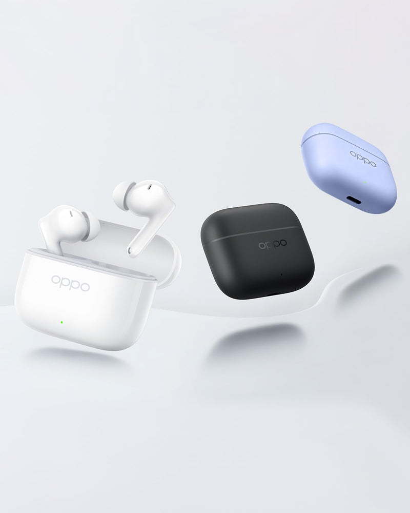 OPPO Enco Buds3 Pro True Wireless Earbuds, Bluetooth 5.4 in-Ear Headphones Stereo, Clear Vocals, Deep Bass, 54H Playtime, 12.4mm Dynamic Driver, Personalized Equalizer, IP55, White Glaze White