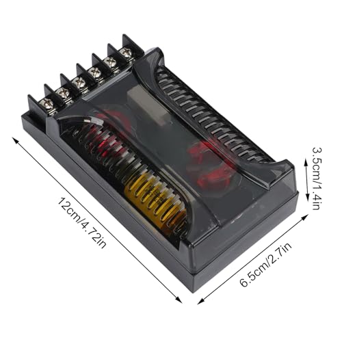 Headerbs 2 Way Car Audio Crossover 2 Pack Speaker Tweeter Passive Crossover Divider with Overcurrent 300 Watts HEADERBSQY7SGW1CHK