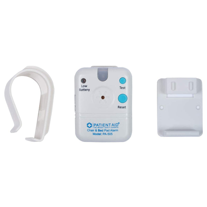 [AUSTRALIA] - Patient Aid Bed Alarm with 10" x 30" Motion Sensor Pad and Wired Device, Various Ring Sound and Mounting Options, AC Adapter and Battery Powered Wandering and Fall Prevention for Elderly Without Rubber Casing 