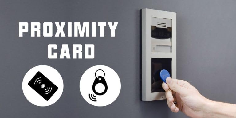 20pcs RFID 125KHz Proximity ID Keychain Cards TK4100, Compatible with EM4100 Chips, for Smart Entry Access Control System, Key Card