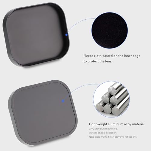 Haoge LH-S245G Metal Bayonet Square Lens Hood for Sony FE 40mm F2.5 G FE 50mm F2.5 G FE 24mm F2.8 G Lens, RX1RIII RX1R RX1RII rx1m2 rx1 R iii m3 Camera Shade with Cap on Sony A7CII A7R4 5