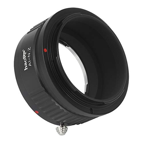 Haoge Manual Lens Mount Adapter for Nikon Nikkor F/AI/AIS/D Lens to Nikon Z Mount Camera Such as Z6 Z7