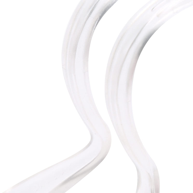Violin Bow Collimator, 1/4 1/8 1/10 Straightness Corrector Teaching Tool Violin Training Accessory with Imported Silicone Gripping Feet(white) white