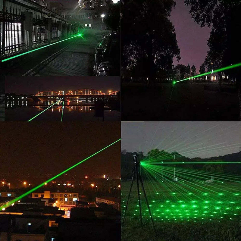 EBURQ Long Range Green Laser Pointer, Green High Power Lazer Pointer with Adjustable Focus for Night Astronomy Outdoor Camping and Hiking,Laser Pointer high Power with USB Charging