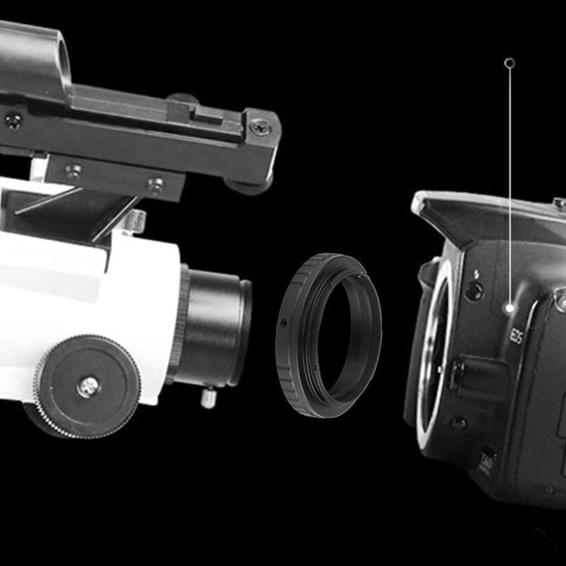 Pomya Telescope Connecter Ring for Camera, Aluminum Alloy M48*0.75 Mount Adapter Ring Telescope Eyepiece Lens for /Camera(M48-)