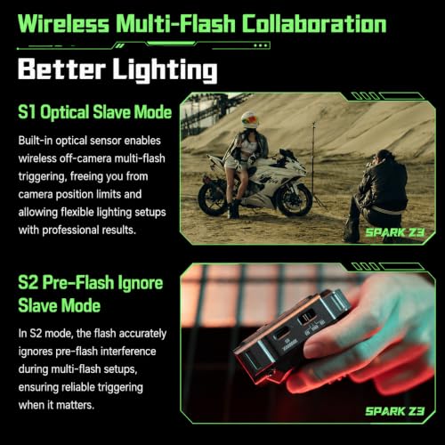 VILTROX Spark Z3 TTL Camera Flash for Sony US-Z3-S