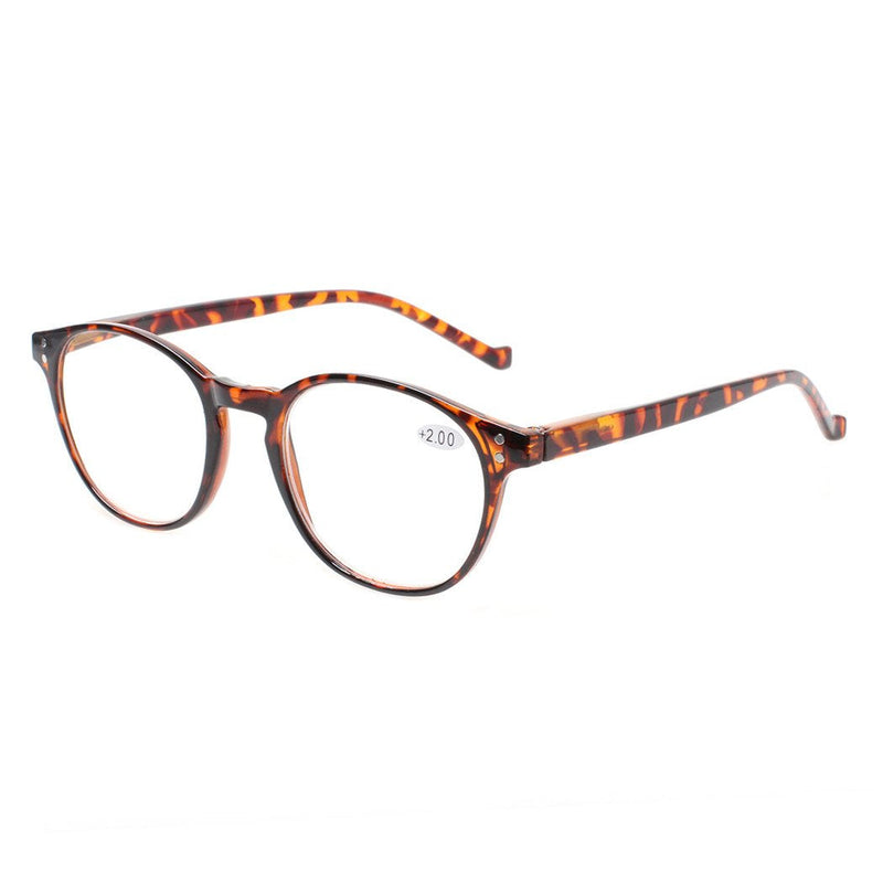NORPERWIS 5 Pairs Reading Glasses - Standard Fit Spring Hinge Readers Glasses for Men and Women 5 Pack Mix Color 2.5 x