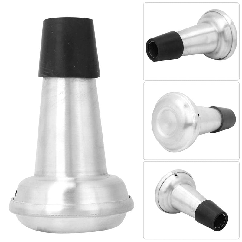 Trumpet Mute, Aluminum Trumpet Straight Mute, Pocket Trumpet Practice Mute Practice Mute Trumpet Muffler Silencer Trumpet Mutes Silencer for Jazz Classic,Beginners and Students