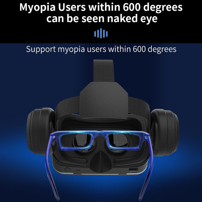 Virtual Reality Headset for iPhone & Android Phones, VR Headset with Remote Controller, HD 3D VR Glasses for TV, Movies & Video Games, VR Headset for Kids, Adults, Compatible 4.7-7 inch Virtual Reality with Remote