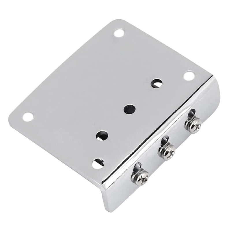 3 String Cigar Box Guitar Bridge, Electric Guitar Bridge Tailpiece Top Load Fixed Hardtail Saddle Cigar Box Guitar Parts, Black