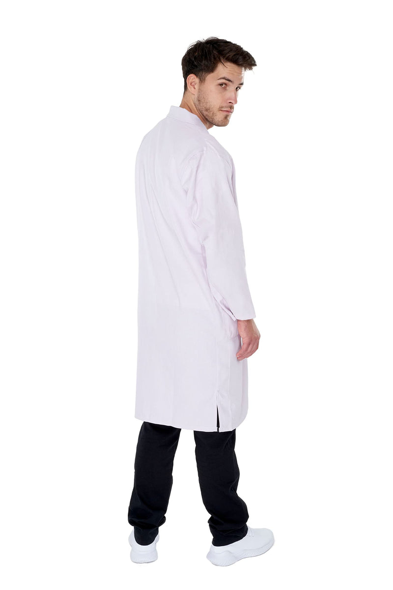 Men's Laboratory Coat, One Size, Cotton, White, Laboratory Coat, XXS-XXXL S