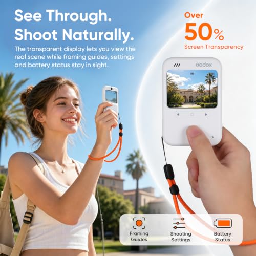 GODOX C100 Transparent Viewfinder Camera, Light Meter, Photo & Video, 65g GODOX C100
