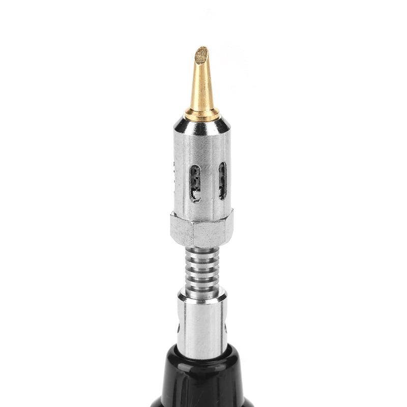 Gas Soldering Iron, Cordless Butane Gas Burner, Soldering Iron Gun Welding Pen Tool 1300 (Green)