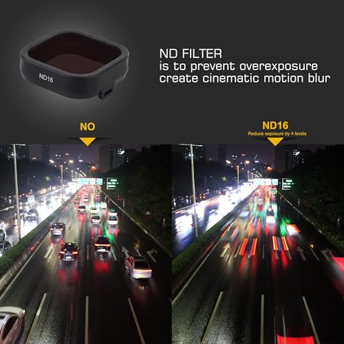 GEPULY CPL ND Snorkel Red Filter for GoPro Hero 13 Black Camera Directly
