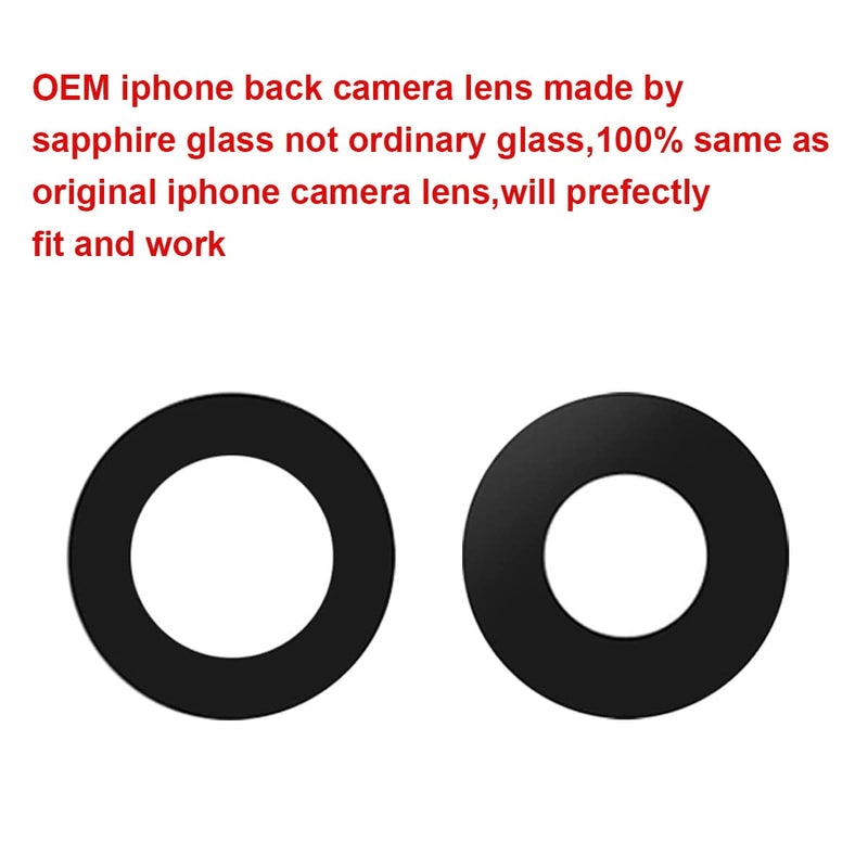 [AUSTRALIA] - 2 Set OEM Back Rear Camera Lens Glass Replacement for iPhone 13 and iPhone 13 Mini with pre-Installed Adhesive and Reparing Toolkit iPhone 13 / iPhone 13 mini 