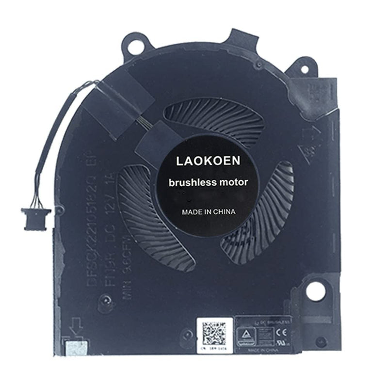 New Replacement Cooling Fans for Dell G15 5510 RTX3050/ti RTX3060/ti, G15 5511 5515 RTX3050/ti Laptop P/N：EG75071S1-C090-S9A EG75071S1-C100-S9A FN9R FN9S DC 12V,(Not Fit for GTX1650/ti RTX3070/ti)