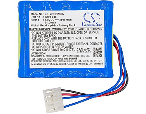 [AUSTRALIA] - 3500mAh Battery Replacement for Monarch Nova Strobe DBX Nova Strobe BBL BBL BBX PBL Nova Strobe DBL Nova Strobe BBX Nova Strobe VBX Nova Strobe PBL DBL VBX PBX DBX Nova Strobe PBX 6280-046 (6.0V) 