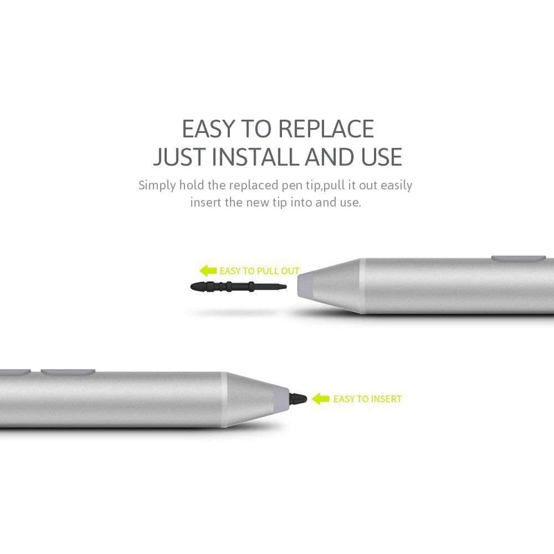 Digital Pen Active Stylus for ASUS Transformer T102HA T103HA T303UA T305CA T304UA, ZenBook UX560UA UX561UA, Vivobook TP510UA TP203NA TP401NA with 1024 Levels of Pressure Sensitivity Platinum