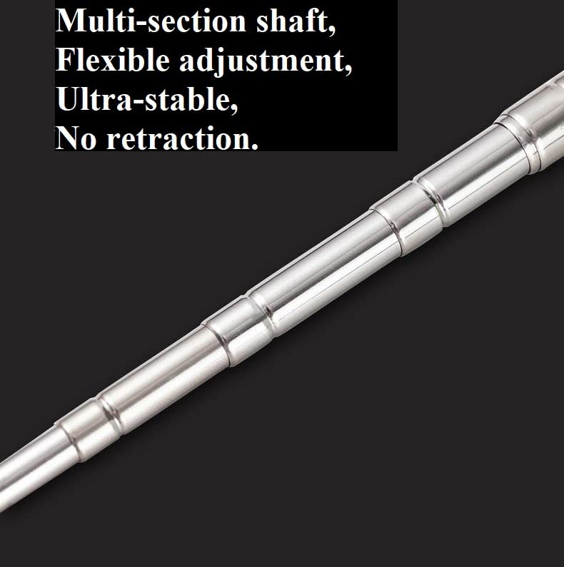 Othmro 2pcs Telescopic Teachers Pointer,Teachers Pointer Stick, Extendable Hand Pointer Retractable Classroom Whiteboard Pointer Extendable for Teachers, Guides, Coach Extend to 39.4"