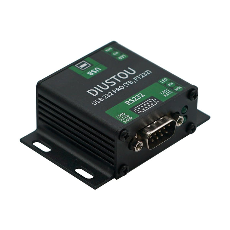FT232 RS232 to USB Serial Port Conversion Module Isolated, Industrial Grade Stable and High Speed DB9 Interface Bidirectional Conversion