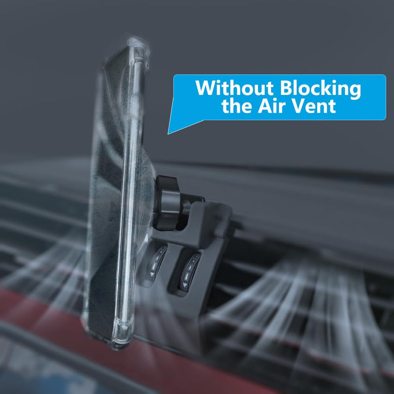 Car Phone Holder Mount for Audi Q3 2019-2025 Car Accessories Car Mount 360°Rotation for Car Phone Holder Magnetic Hands Free Compatible with iPhone Samsung Smartphones