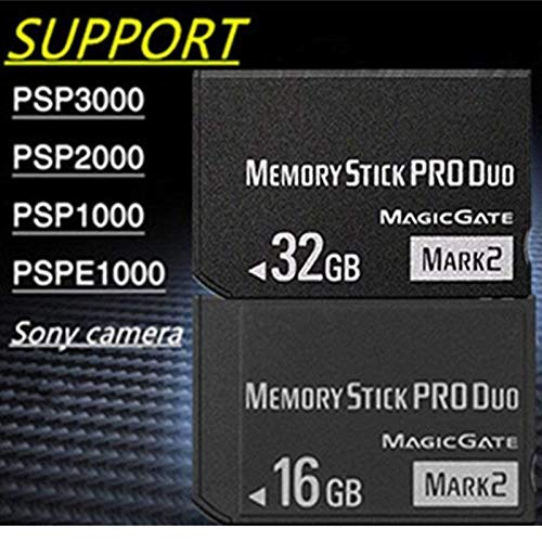 LILIWELL Original 32GB High Speed Memory Stick Pro Duo Mark2 32gb Cards PSP Game Camera Memory Card