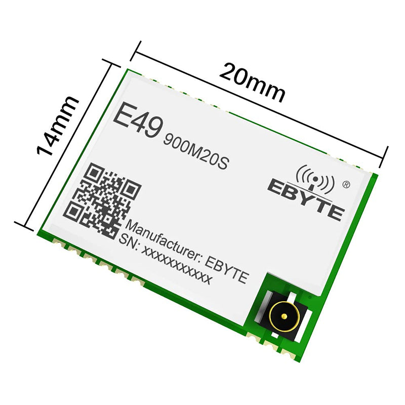 CMT2300A 868/915MHz SMD Wireless Module SPI 20dBm Antennas IPEX / Stamp Hole Distance 3 km E49-900M20S for Smart Home Security UAV Remote Control Monitoring Medical Antomobile Industry