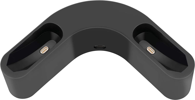 Globular Cluster Magnetic Charging Dock/Stand for Valve Index Controller | Magnetic charging station & organizer, stable stand holder for Valve Index controllers, quick drop-in, space-saving, Black