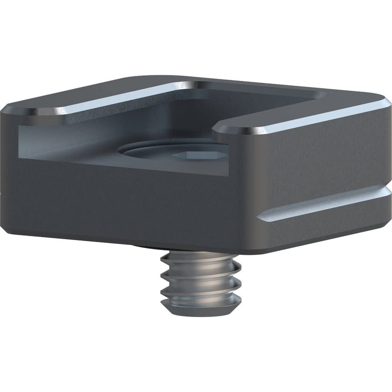 KONDOR BLUE | Cold Shoe Receiver | Rubber O-Ring to Protect The mounting Surface, & Anti-Slip | Space Gray