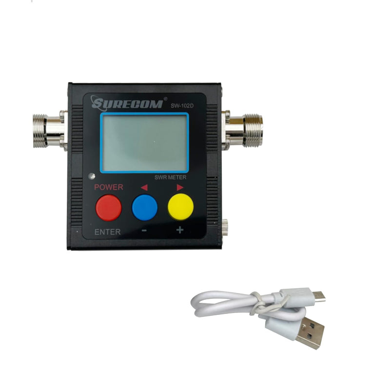 Mcbazel Surecom SW-102D-S VHF/UHF 125-525Mhz 120W V.S.W.R. & Power Meter (SO239 Connector)