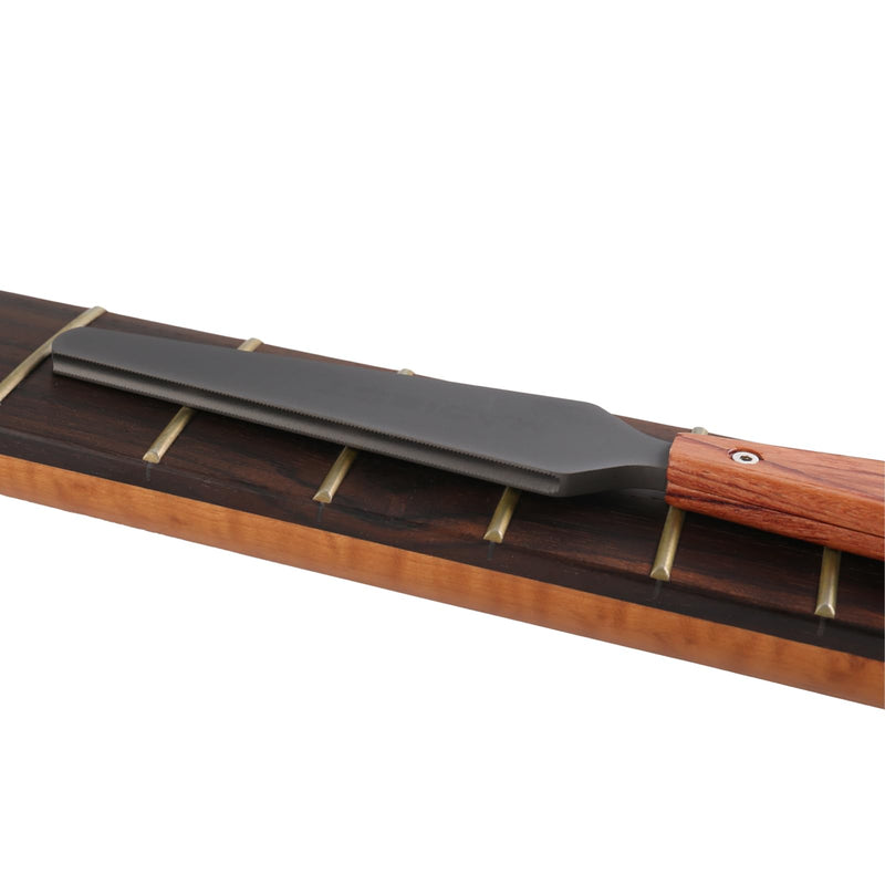 Guitar Fret Crowning File, Dual Side Fret Crowning Tool Files,Fret polishing kit,Luthier Tools, Professional High Carbon Steel Design for Electric, Acoustic,Bass Guitar